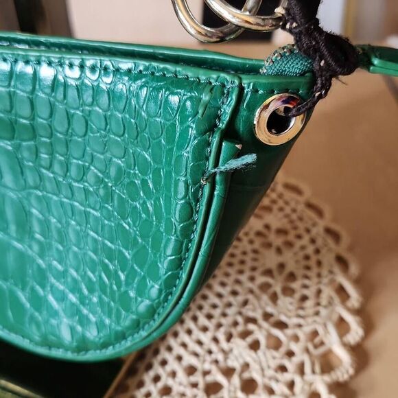 Zara green ang gold chain  small bag - Picture 4 of 5